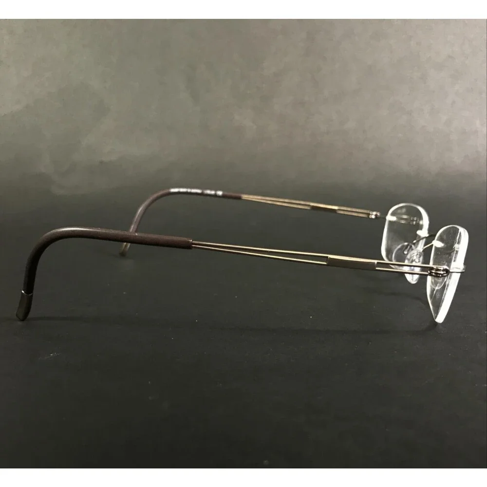 Silhouette Eyeglasses Frames 4302 40 6052 5227 Titan Next Gen Brown 49-17-140